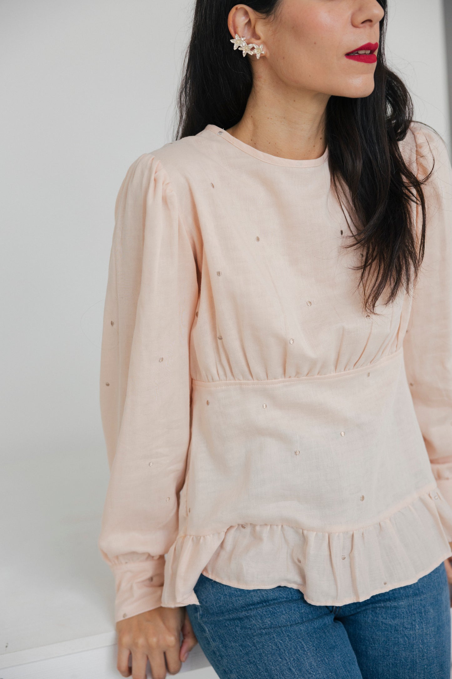 the Macaron blouse