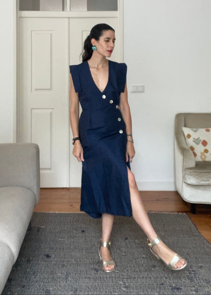 the Travel Dress Navy